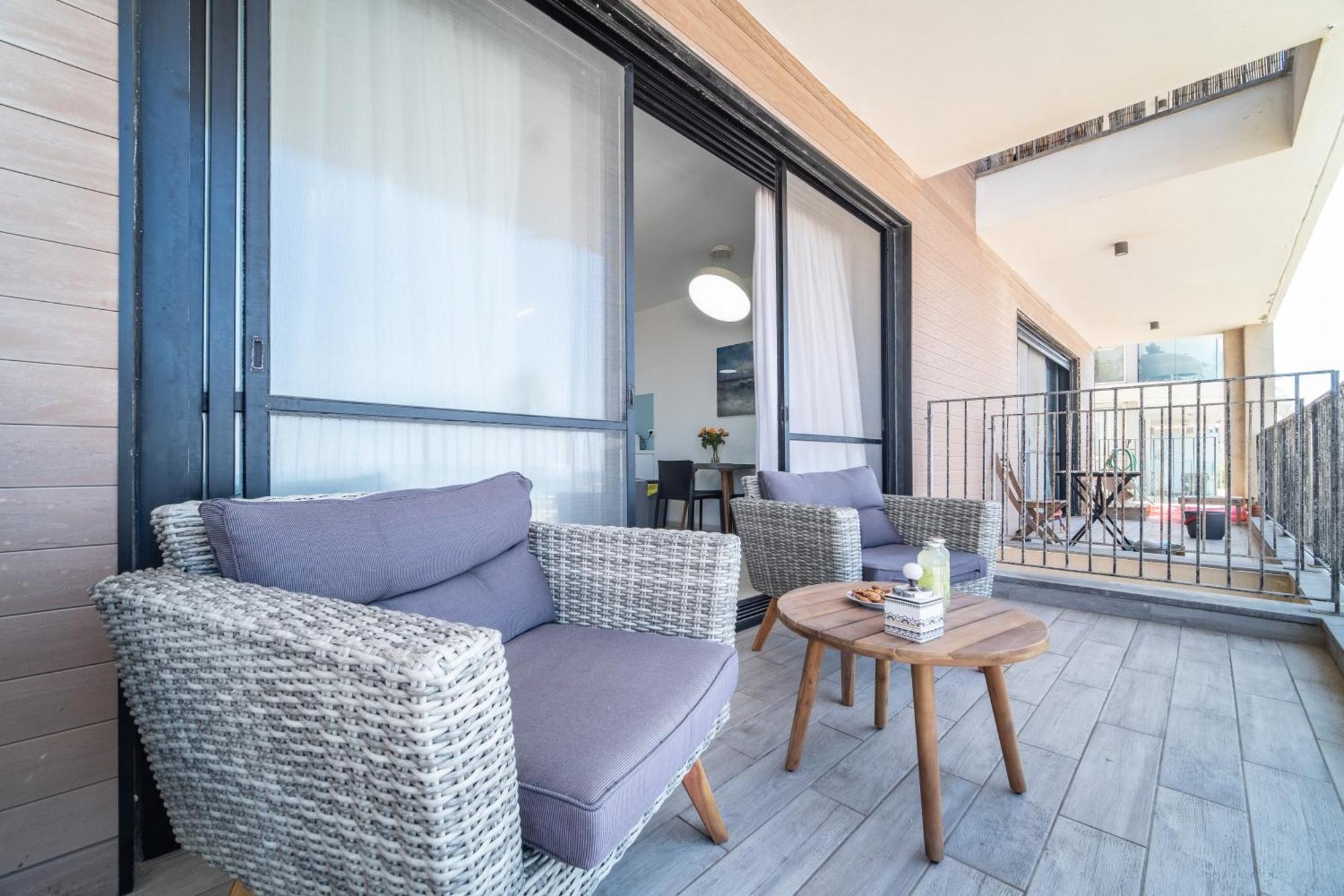 Апартаменти Bat Galim Full Sea View Balcony By Sea N' Rent Хайфа Екстер'єр фото